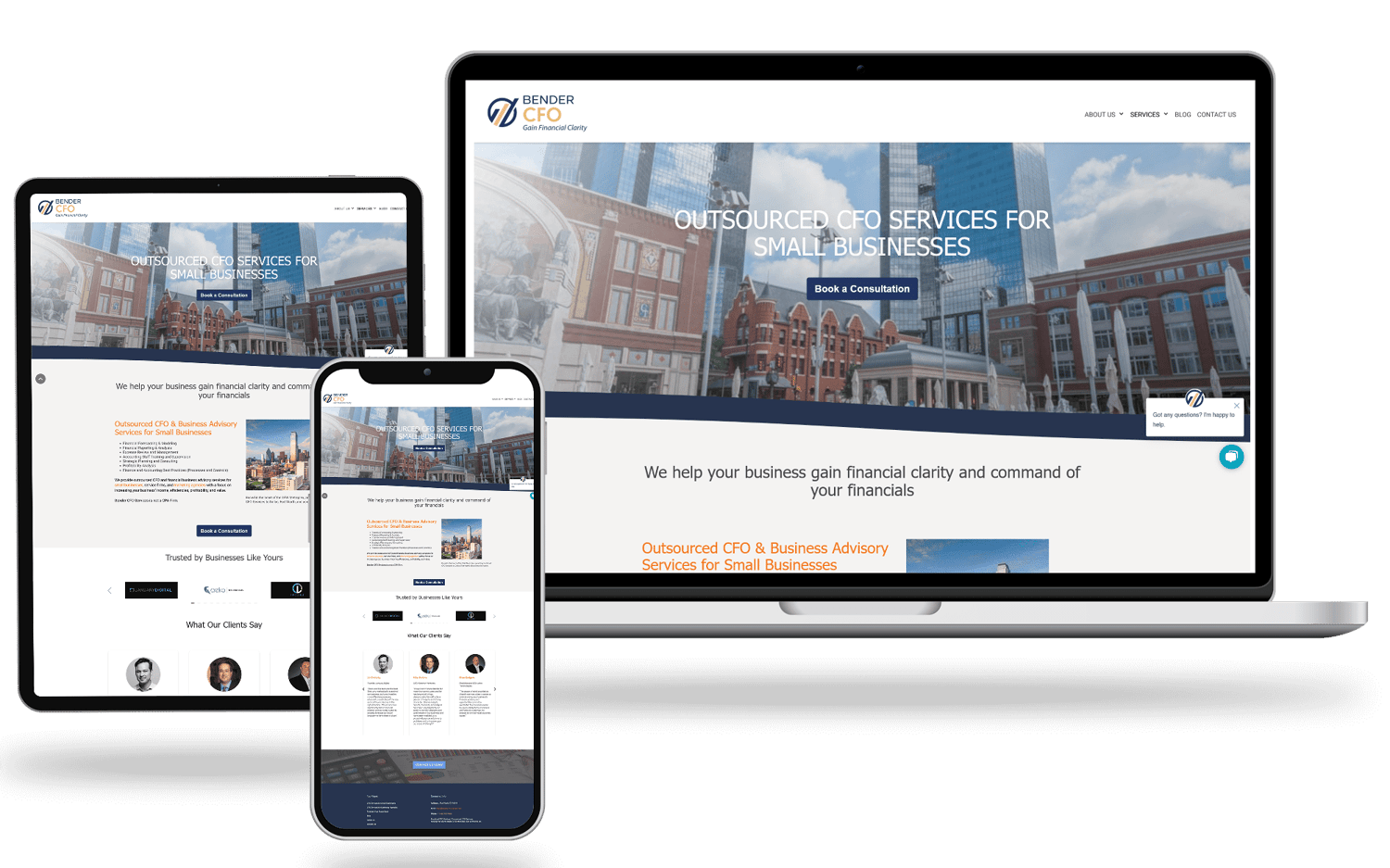 Bender CFO Services - Website