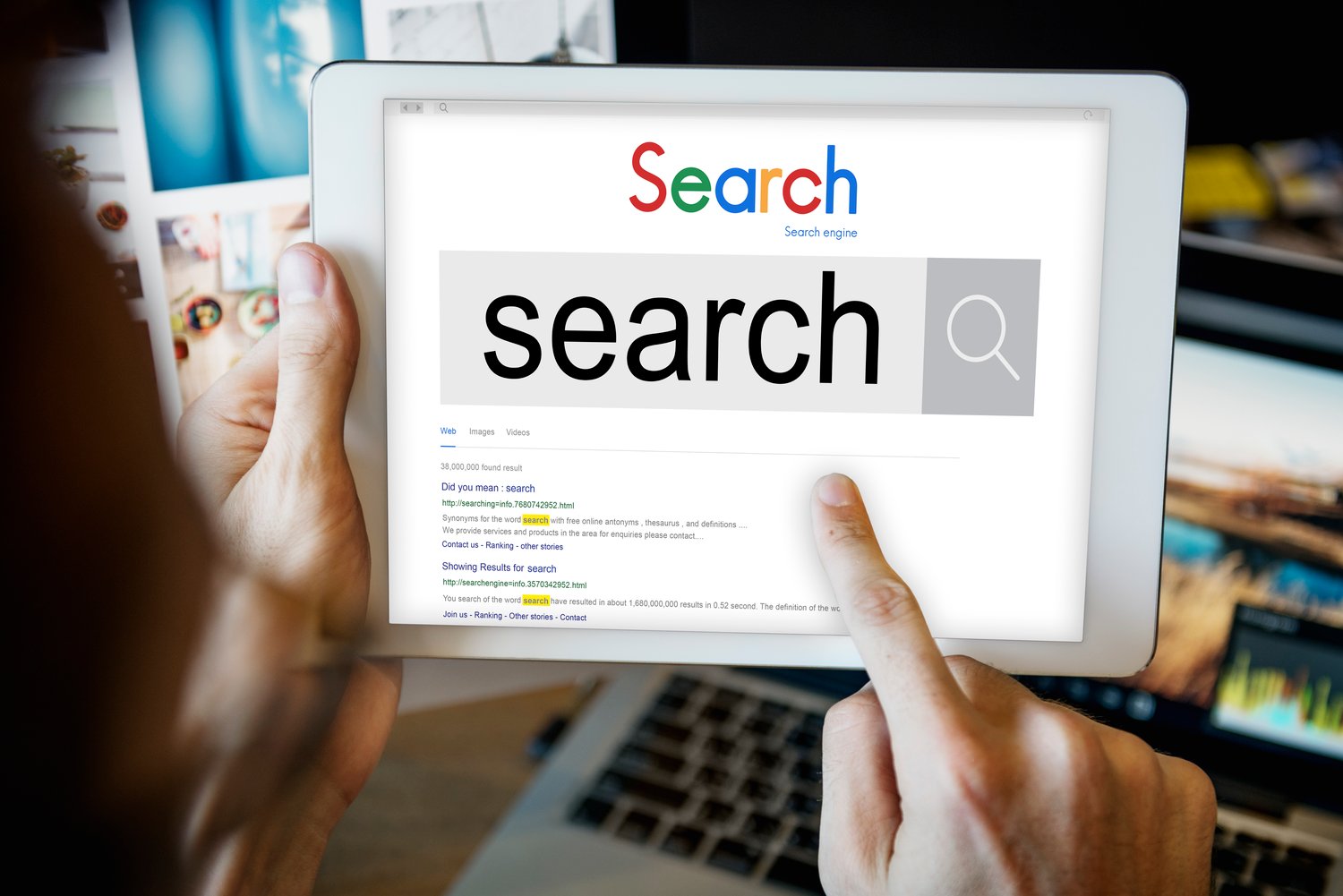 online-search-tablet